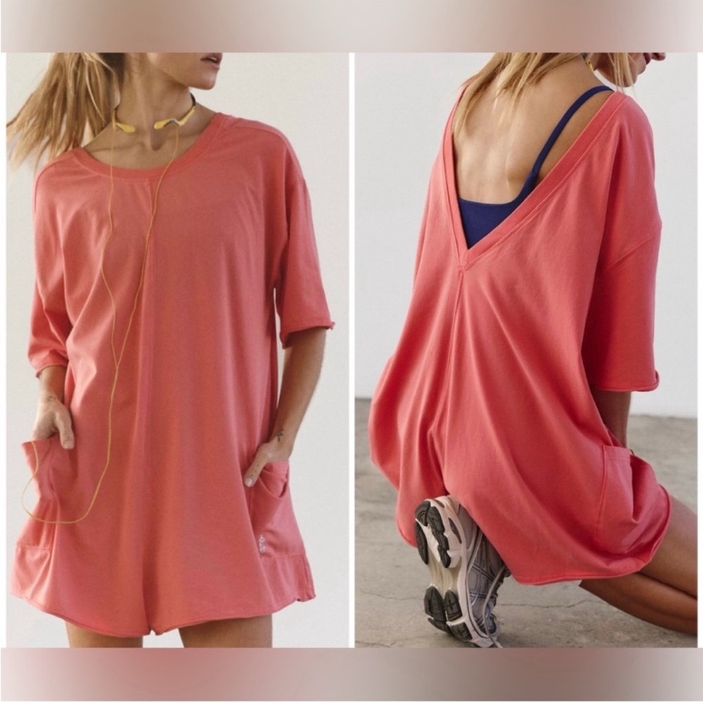 Free People FP Movement NWT Hot Shot Tee
Romper - tulip pink - Small and Medium